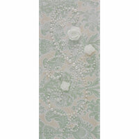 Prima - Say It In Pearls Collection - Self Adhesive Jewel Art - Bling - Fairy Wings with Flowers - Cream, CLEARANCE