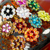 Prima - Monarch Collection - Bling - Flower Center Embellishments - Assorted