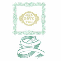 Prima - Clear Acrylic Stamps and Self Adhesive Jewels - Rondeaux