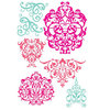 Prima - Clear Acrylic Stamps and Self Adhesive Jewels - Iron Works, CLEARANCE