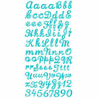 Prima - Watercolor Rainbow Collection - Gem Alphabet Stickers - Blue, CLEARANCE