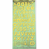 Prima - Textured Alphabet Stickers - Yellow, CLEARANCE