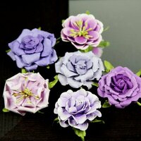 Prima - Lilliput Rose Collection - Flower Embellishments - Iris, CLEARANCE