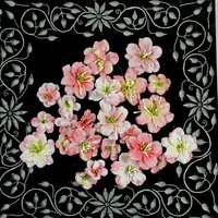 Prima - Athena Collection - Flower Embellishments - Aurora Pink