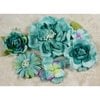 Prima - Symphony Blend - Flower Embellishments - Cappella Blue