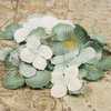 Prima - Calcutta Petals Collection - Fabric Flower Embellishments - Dusty Sage, CLEARANCE