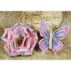 Prima - Bengali Blooms Collection - Butterfly and Flower Embellishments - Dawn Sky, CLEARANCE