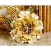 Prima - Calcutta Petals Collection - Flower Embellishments - Maize, CLEARANCE