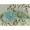 Prima - Zazi Collection - Fabric Flower Embellishments - Seafoam, CLEARANCE