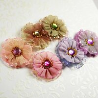Prima - Ballerina Blooms Collection - Fabric Flower Embellishments - Dorae