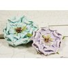 Prima - Fiesta Collection - Layered Paper Flower Embellishments - Water Lily