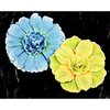 Prima - Dianthe Collection - Frosted Fabric Flower Embellishments - Lulu, CLEARANCE