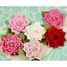 Prima - Love Story Collection - Flower Embellishments - Kissing Pink