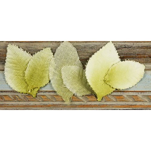Prima - Calcutta Collection - Fabric Leaves - Willow, CLEARANCE