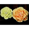 Prima - Camilla Collection - Fabric Flower Embellishments - Lemon Zest, CLEARANCE