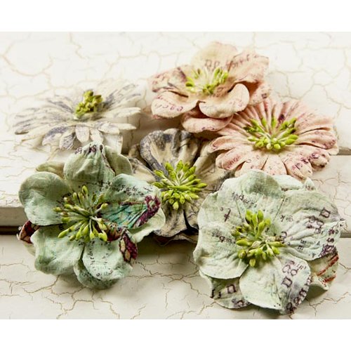 Prima - Flights of Fancy Collection - Flower Embellishments - Mix 2, CLEARANCE