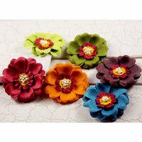 Prima - Strawberry Kisses Collection - Flower Embellishments - Mix 1, CLEARANCE
