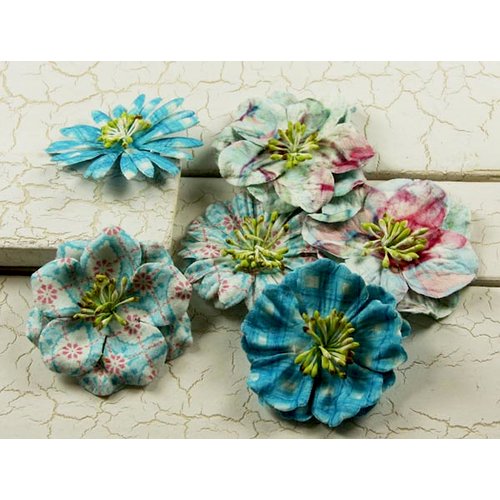 Prima - Watercolor Rainbow Collection - Flower Embellishments - Mix 2, CLEARANCE Prima - Watercolor Rainbow Collection - Flower Embellishments - Mix 2, CLEARANCE