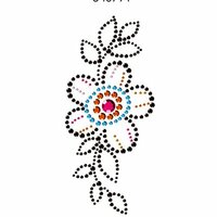Prima - Say It In Crystals Collection - Self Adhesive Jewel Art - Bling - Flower - Multicolor 3