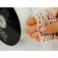 Prima - Lace Collection - Bleached Colonnade Spool - 30 Yards