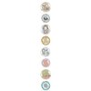 Prima - Pebbles Collection - Self Adhesive Pebbles with Gems - Jack and Jill