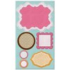 Prima - So Cute Collection - Self Adhesive Canvas Laminated Chipboard Pieces - Girls