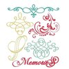 Prima - Annalee Collection - Clear Acrylic Stamps and Self Adhesive Jewels - Mix 2