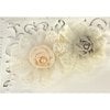Prima - Poetic Whispers Collection - Fabric Flower Embellishments - Misty
