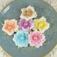 Prima - Angelous Collection - Fabric Flower Embellishments - Armatt, CLEARANCE