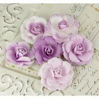Prima - Love Letter Roses Collection - Flower Embellishments - Lilac