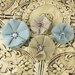 Prima - Faience Collection - Fabric Flower Embellishments - Jorie, CLEARANCE