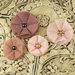 Prima - Faience Collection - Fabric Flower Embellishments - Bradstreet, CLEARANCE