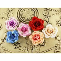 Prima - Roses of Spain Collection - Flower Embellishments - Minstrel, CLEARANCE
