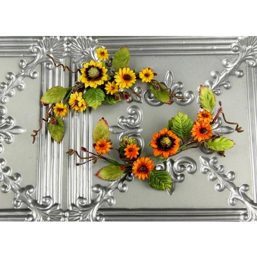Prima - Mountain Lily Vine Collection - Flower Embellishments - Sunflower Prima - Mountain Lily Vine Collection - Flower Embellishments - Sunflower