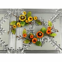 Prima - Mountain Lily Vine Collection - Flower Embellishments - Sunflower