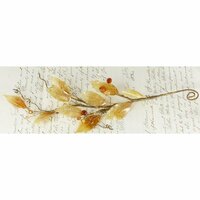 Prima - Winter Branches Collection - Jeweled Branch Embellishments - Apricot, CLEARANCE