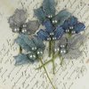 Prima - Antique Mistletoe Collection - Jeweled Embellishments - Blizzard Blue, CLEARANCE