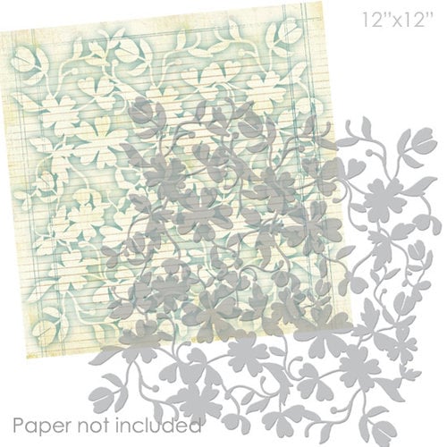 Prima - Stencils Mask Set - 12 x 12 - Floral Frenzy