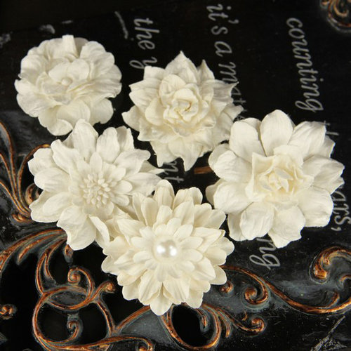 Prima - Innocence 2 Collection - Flower Embellishments - Mix 17