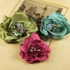 Prima - The Fitzgerald Collection - Fabric Flower Embellishments - Rosea