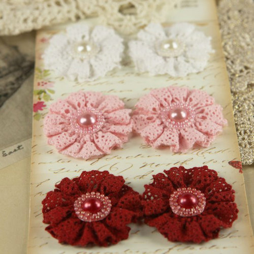 Prima - Classic Lace Collection - Fabric Flower Embellishments - Ayershire