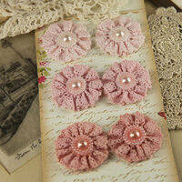 Prima - Classic Lace Collection - Fabric Flower Embellishments - Aria