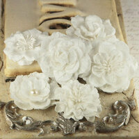 Prima - Annette Collection - Fabric Flower Embellishments - Belina