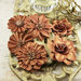 Prima - Precious Metals Collection - Flower Embellishments - Henna