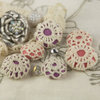 Prima - Cute as a Button Collection - Flower Center Embellishments - Dreamy