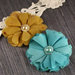 Prima - Matriarch Collection - Fabric Flower Embellishments - Audrey