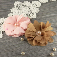 Prima - Matriarch Collection - Fabric Flower Embellishments - Coretta