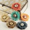 Prima - Trinket Collection - Fabric Flower Embellishments - Reflections, CLEARANCE