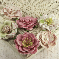 Prima - Paloma Collection - Flower Embellishments - Sparkling Spring