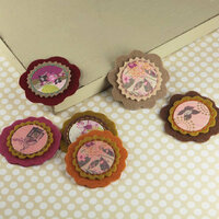 Prima - Gianna Collection - Fabric Flower Embellishments - Melody